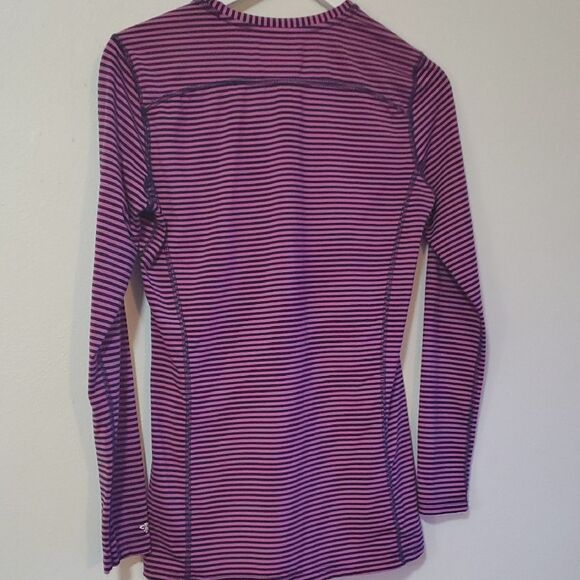 Med Couture Purple Striped Long Sleeve Top - Picture 5 of 6